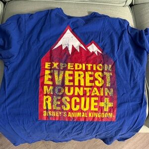 Disney expedition Everest Blue Mountain Rescue Tee